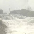 El aumento del caudal del río Laja, provocado por el reciente sistema frontal, generó preocupación en la región de Biobío ante el riesgo de desborde en el sector de los Saltos del Laja.