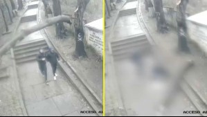 Video muestra momento en que tronco cae sobre un joven en Lota: Fue trasladado de urgencia a un hospital