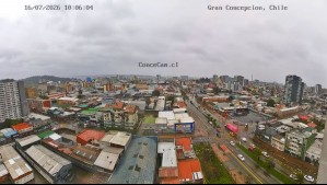 Concepción en vivo: Así está la ciudad penquista a esta hora en medio del sistema frontal