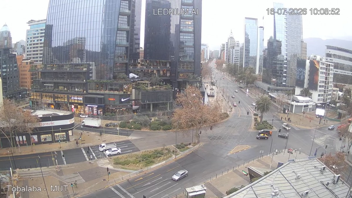 Santiago en vivo: Así está la capital a esta hora en medio del sistema frontal