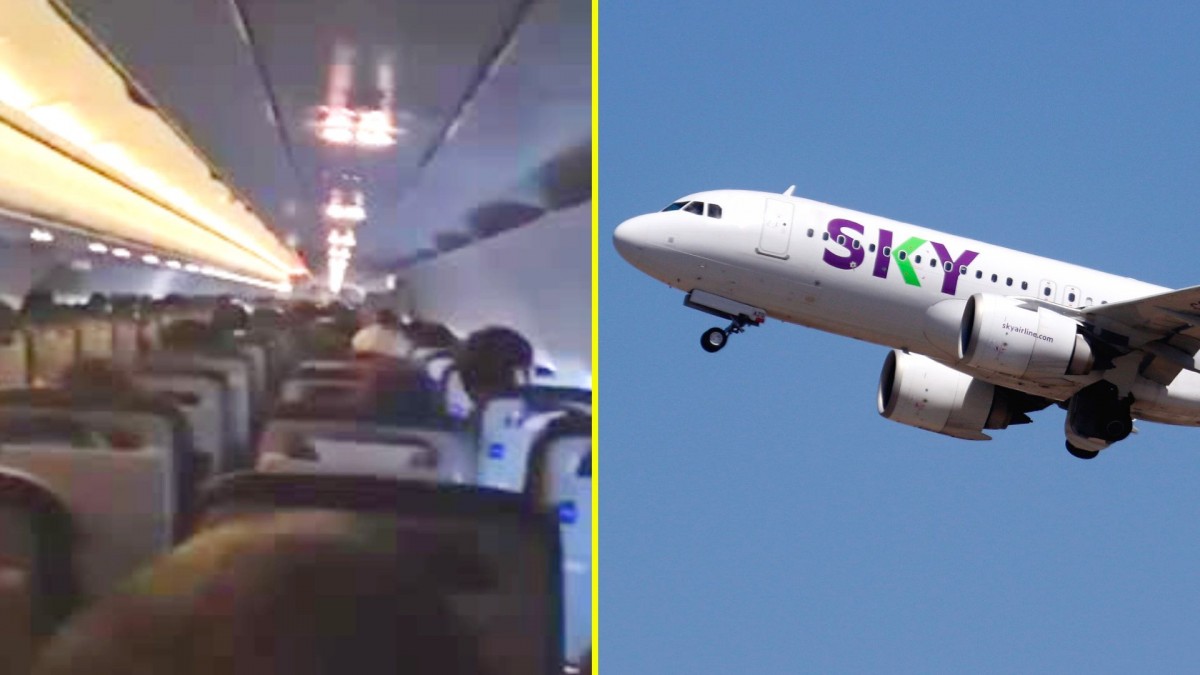Video muestra momentos de terror en vuelo a Concepción: Fuertes vientos no lo dejaron aterrizar y debió regresar a Santiago