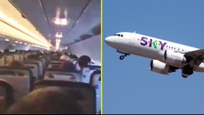 Video muestra momentos de terror en vuelo a Concepción: Fuertes vientos no lo dejaron aterrizar y debió regresar a Santiago