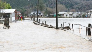 Senapred declara Alerta Roja para la comuna de Arauco por desborde de Río Pichilo
