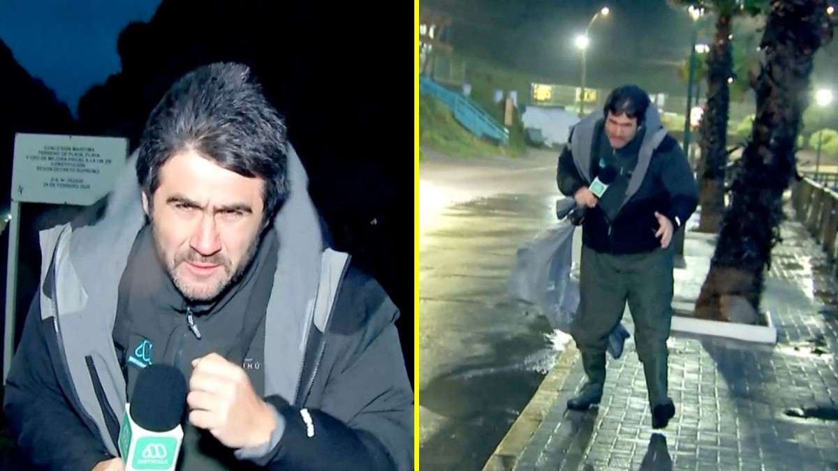 Video muestra fuertes ráfagas de viento en Constitución: Se espera que lleguen a los 100 kilómetros por hora
