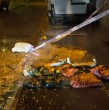 Una rotura de matriz de cerca de dos metros mantiene en alerta a vecinos de Conchalí, en medio del sistema frontal que afecta a la ciudad. La emergencia obligó al corte del suministro de agua potable en el sector.
