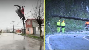 Registros muestran la fuerza del viento durante el avance del sistema frontal que azota al país