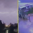 Una tormenta eléctrica se registró durante la noche de este viernes en Santiago, con intensos truenos y relámpagos captados en distintos sectores de la capital. Revisa los videos a continuación