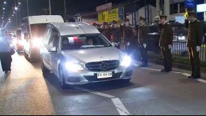Con honores: Féretro del cabo 1° Marco Cosme llegó a Temuco tras su muerte en Los Ríos