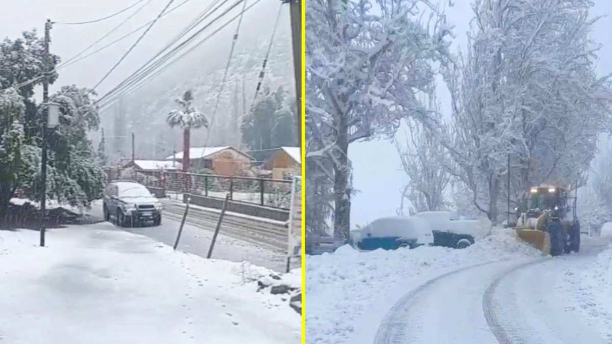 Pronóstico de nieve este fin de semana: Las zonas de la Región Metropolitana y del resto del país donde se presentará el fenómeno