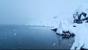 Así quedó el Embalse El Yeso luego de las intensas lluvias y nevazones que dejó el sistema frontal