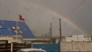 Sol, lluvia, tormenta eléctrica y hasta un arcoíris: Inestable clima marca la jornada en Pichilemu