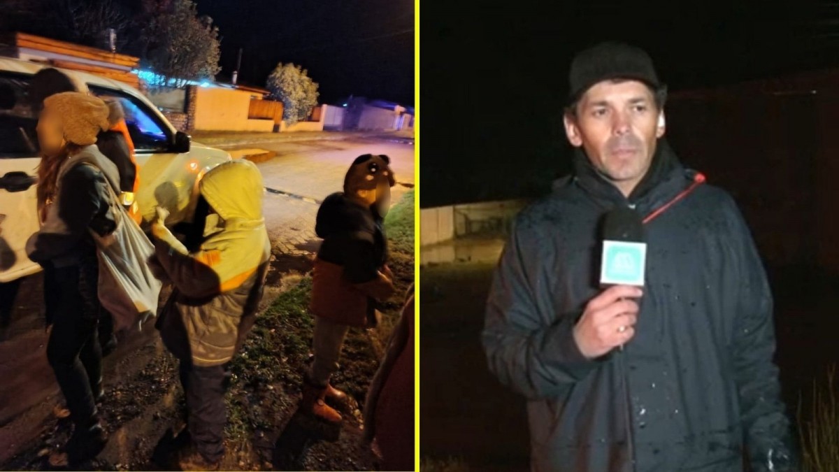 Familia que permanecía atrapada sobre el techo de una vivienda desde la tarde fue rescatada sana y salva en Ovalle