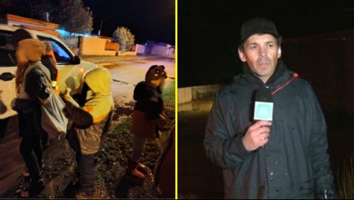 Familia que permanecía atrapada sobre el techo de una vivienda desde la tarde fue rescatada sana y salva en Ovalle