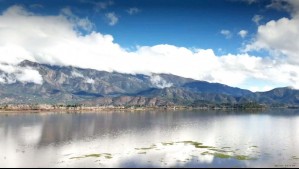 Laguna de Aculeo renace debido a las lluvias: Así luce tras paso del sistema frontal