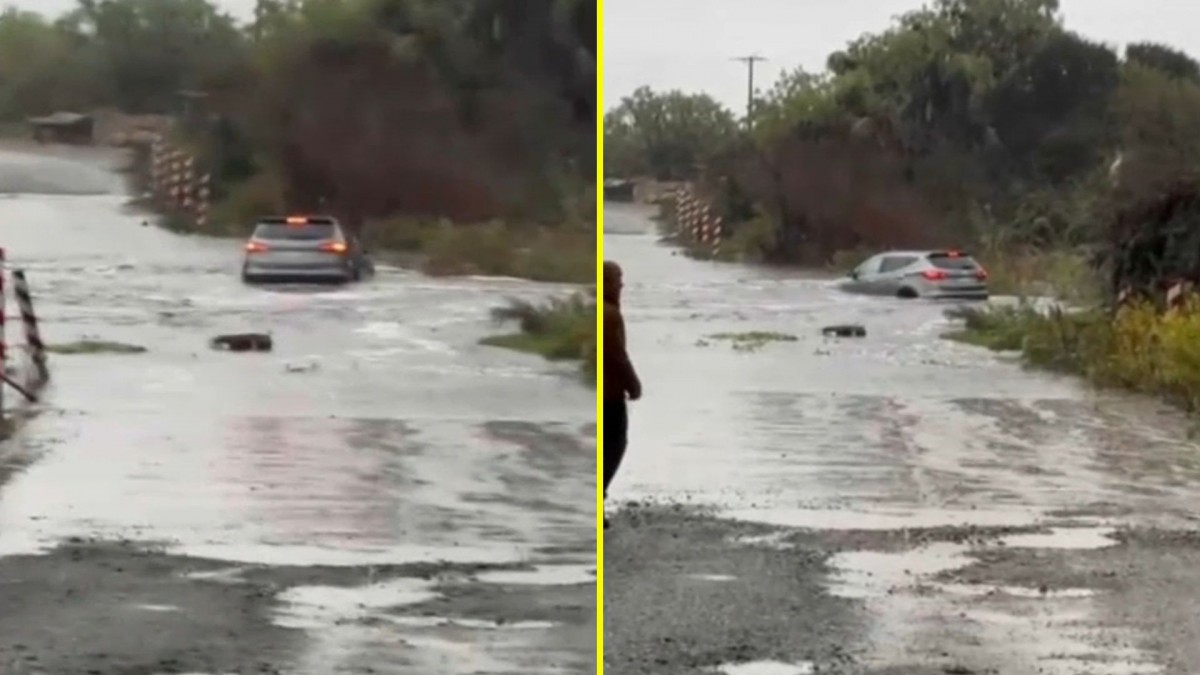 'Gracias a Dios pudimos romper el vidrio': Así escaparon dos hermanos arrastrados en su vehículo por crecida de río Limarí