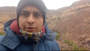 'Tenemos agua limitada para unos días más': El testimonio de una de las familias aisladas en Rinconada de Los Andes