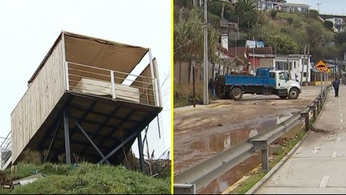 Casa colgando en Concón.