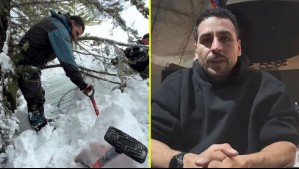 Pangal Andrade recorrió sectores aislados del Cajón del Maipo para ayudar tras el sistema frontal: 'Está complicada la situación'