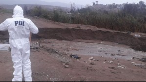 Hallan restos humanos en Coquimbo: Socavón provocado por las lluvias los dejó al descubierto
