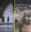 La emergencia ha golpeado especialmente al sector de Cruz de Caña, una localidad donde habitan cerca de 10 mil personas y que cuenta con un único acceso, el que resultó gravemente afectado por las lluvias.