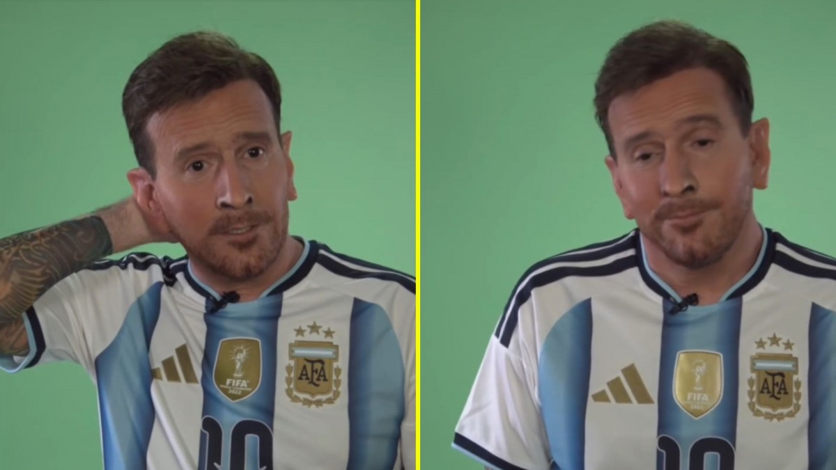 Stefan Kramer y su particular imitación a Messi: "Viendo cómo llegar a fin de mes"