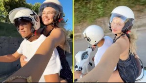 'La dolce vita': El romántico video de Alexis Sánchez y su pareja recorriendo Italia en moto durante sus vacaciones