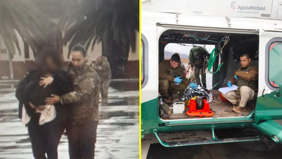 Bebé de 25 días quedó atrapado en el techo de su casa: Así fueron dos complejos rescates por el temporal en La Serena