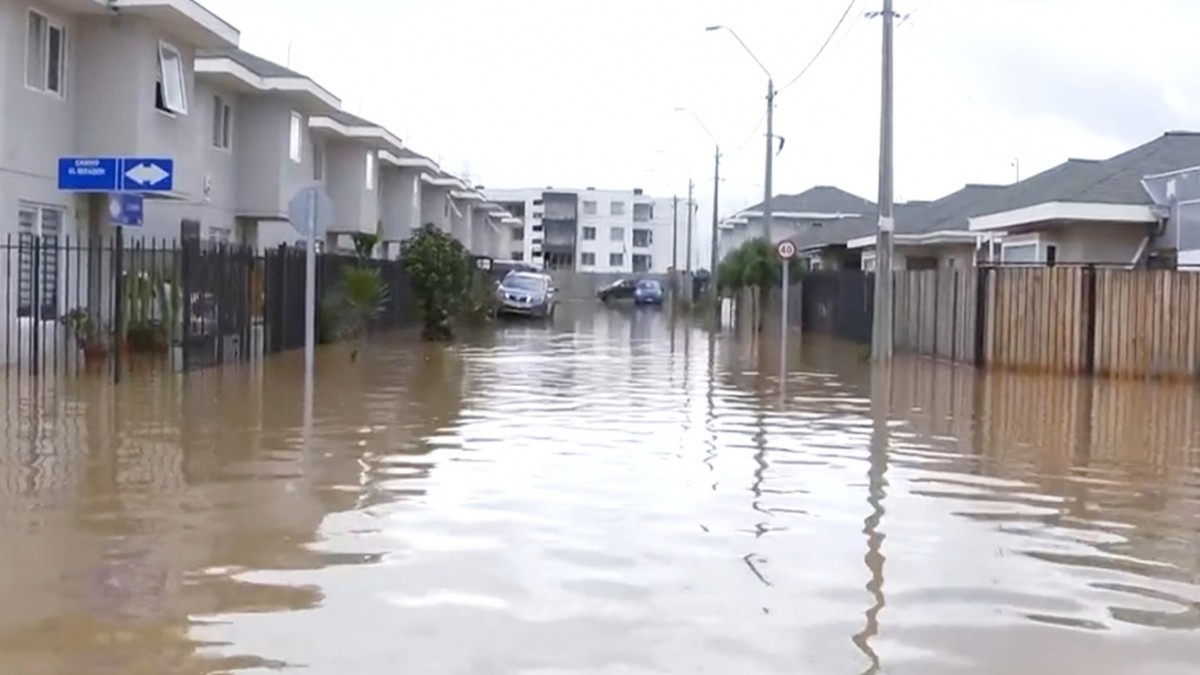 Las imágenes de una villa de casas nuevas completamente inundada en La Serena: Hay cerca de 100 familias afectadas