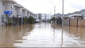 Las imágenes de una villa de casas nuevas completamente inundada en La Serena: Hay cerca de 100 familias afectadas
