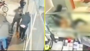 Mujer sufrió violento robo en edificio de Santiago: Delincuente disparó al aire, la botó y la golpeó para quitarle su celular