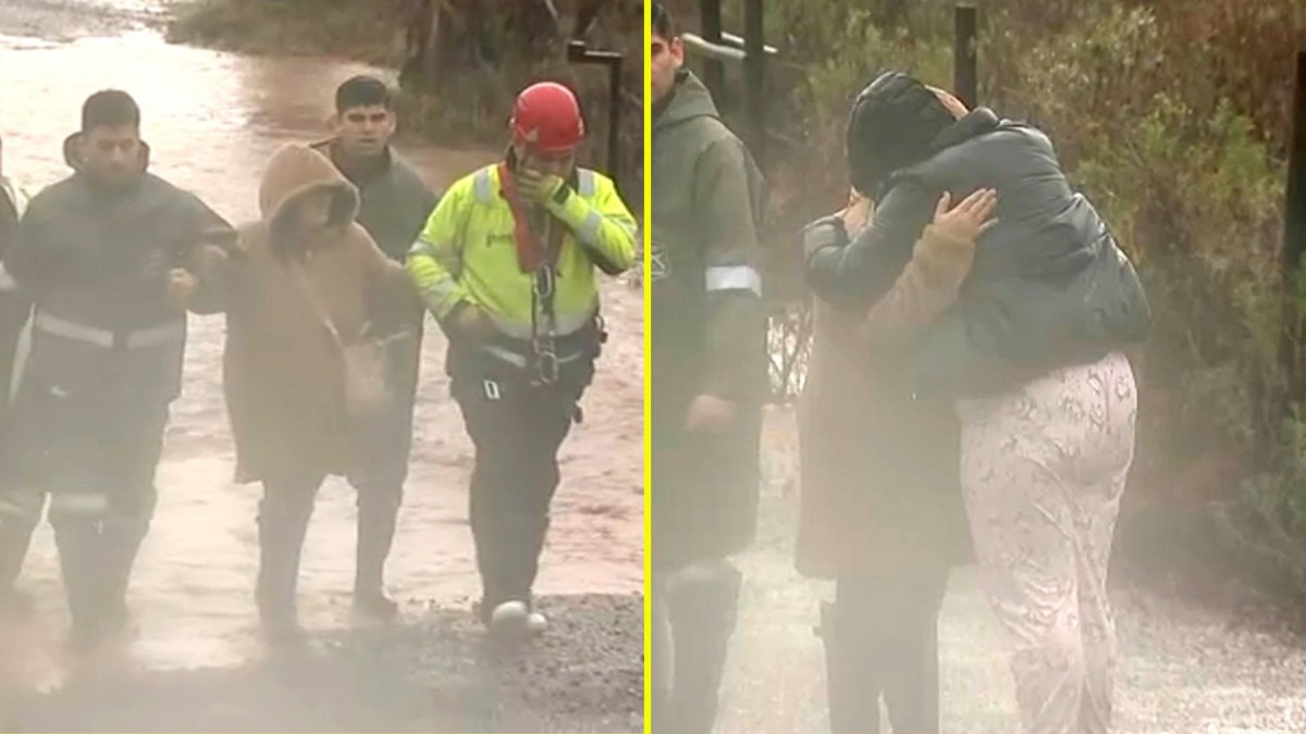 Se había resistido a evacuar: Habitante de La Puntilla terminó siendo rescatada tras desborde de río en Illapel