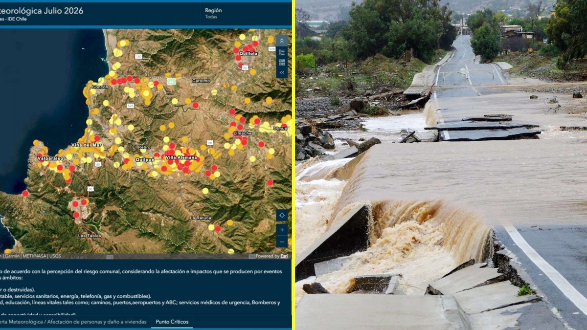 Centros de acopio, albergues, puntos críticos y más: La plataforma para monitorear la emergencia meteorológica en tiempo real