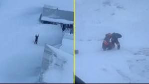 Video muestra arriesgado rescate de jóvenes desaparecidos en Cajón del Maipo