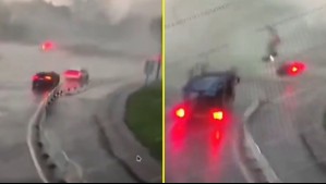Video muestra el impactante momento en que un tornado levanta vehículos en plena autopista de China