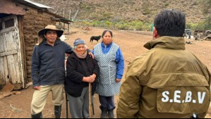 Sistema frontal dejó incomunicada a familia en Andacollo: Carabineros la encontró tras siete horas de búsqueda