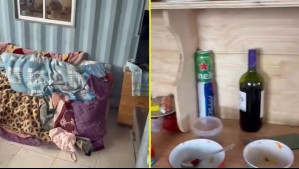 Botellas de alcohol, fideos y una camioneta bajo la nieve: Así quedó el refugio tras el rescate en el Cajón del Maipo