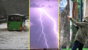Tres sistemas frontales se aproximan a Chile: Dejarán intensas lluvias, vientos y tormentas eléctricas