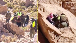 Rescatan con vida a mujer extraviada en la alta cordillera de San Pedro de Atacama: Había cruzado a pie desde Bolivia