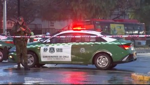 Carabinero muere tras chocar con bus RED en la comuna de Ñuñoa