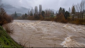 Declaran Alerta Roja en la región del Maule y en tres comunas del Biobío por desborde de ríos