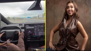 Video muestra a Naya Fácil conduciendo a más de 200 km/h en carretera en su exclusivo vehículo