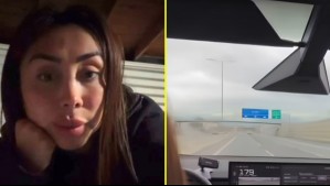 Naya Fácil pidió disculpas tras viralizarse video conduciendo a exceso de velocidad: 'Fue una total irresponsabilidad'