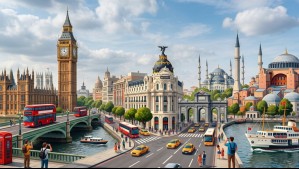 Las cinco ciudades europeas preferidas por los chilenos para vacacionar