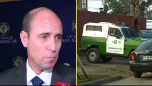 Ministro Arrau por joven asesinado durante robo en su casa: 'Nuestro compromiso es investigarlo rápidamente'