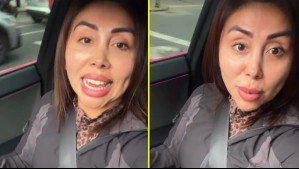 Otra infracción de Naya Fácil al volante: Nuevamente se grabó con celular en mano mientras conducía por Santiago