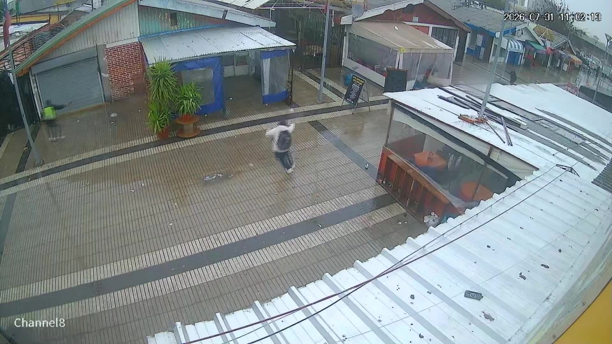 Cámara de seguridad capta momento exacto de la balacera que dejó un fallecido en barrio Franklin