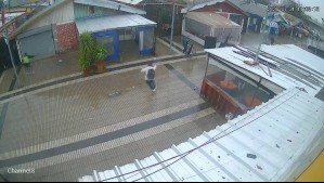 Cámara de seguridad capta momento exacto de la balacera que dejó un fallecido en barrio Franklin