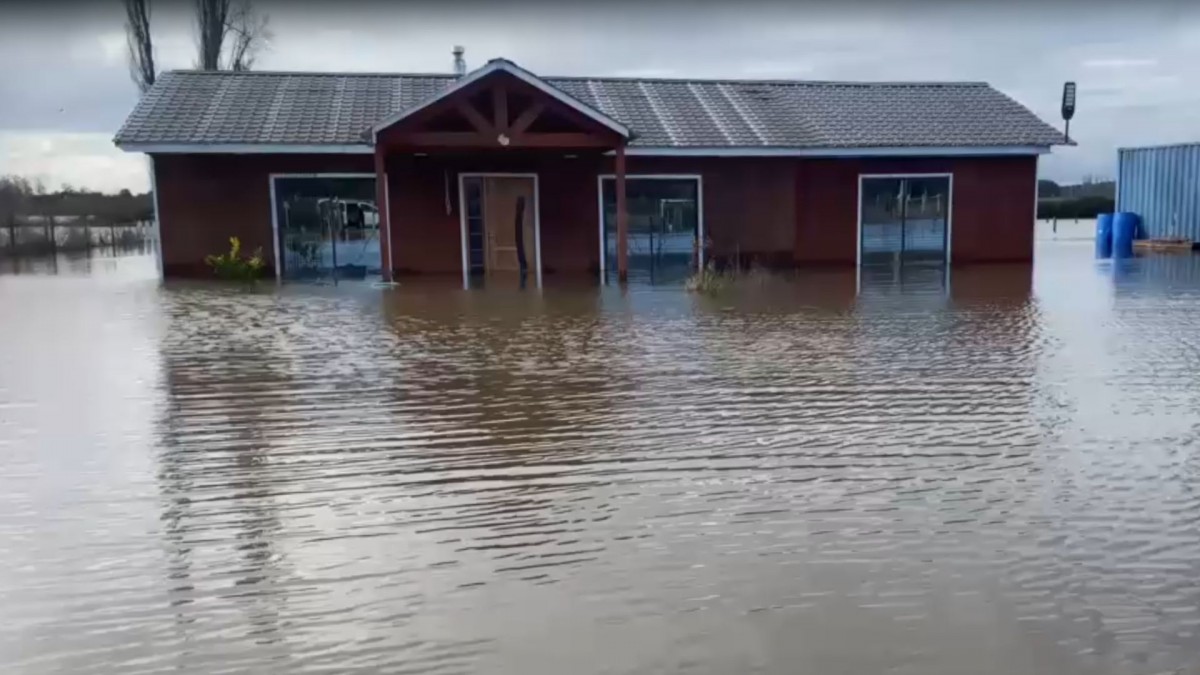 Ríos desbordados e inundaciones: Videos muestran el avance del sistema frontal en la zona sur