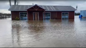 Ríos desbordados e inundaciones: Videos muestran el avance del sistema frontal en la zona sur