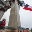 El megaproyecto del Puente Chacao, que unirá el continente con la Isla Grande de Chiloé, alcanzó un 66% de avance y completó uno de sus hitos más importantes: el término de la construcción de sus tres pilares principales.